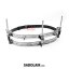Steel Breast Clamp with Leather Chest Strap