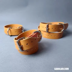 Leather Bondage Belt 40mm Brown ( 50 - 120cm )