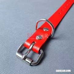 Leather Bondage Belt 25mm Red ( 50 - 120cm )