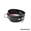 Lockable Collar Black PVC
