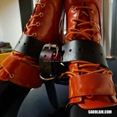 Leather Bondage Belt 25mm Black ( 50 - 120cm )
