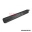 Leather padded collar “Softy” Black