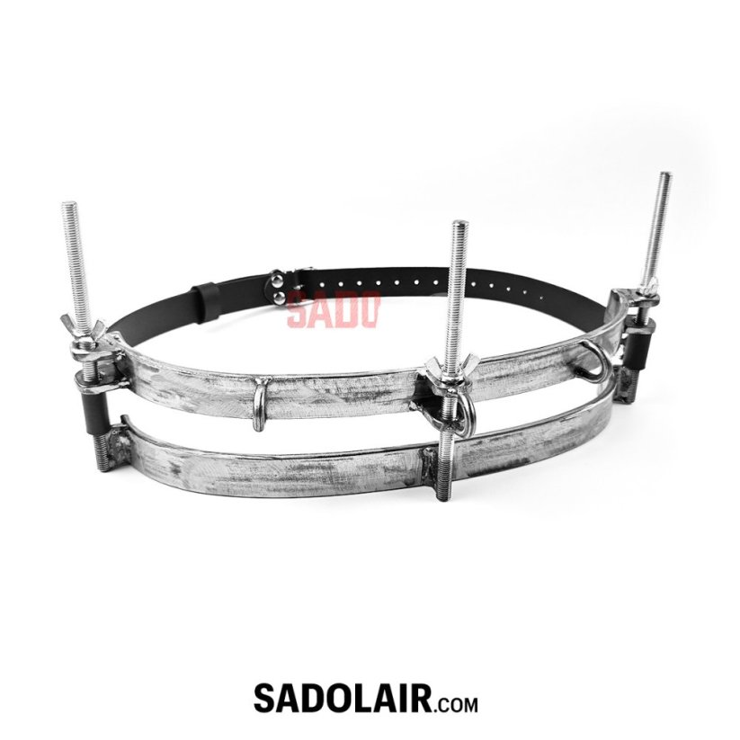 Steel Breast Clamp with Leather Chest Strap