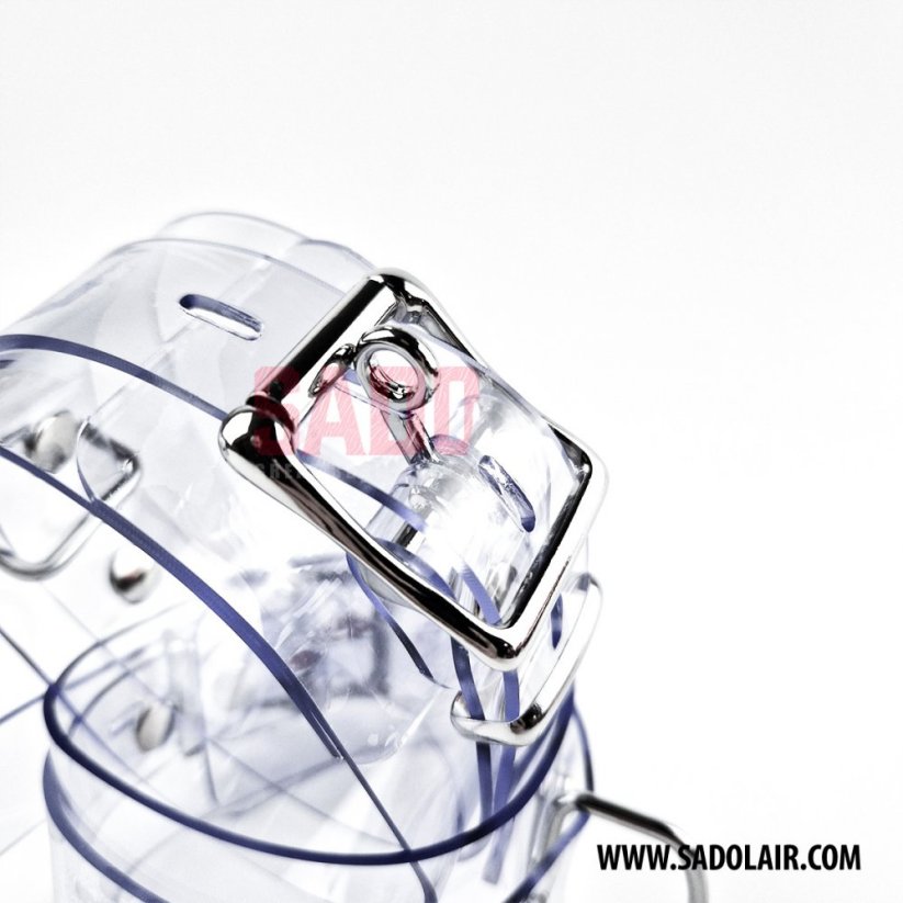 Lockable Ankle Cuffs Transparent PVC