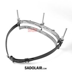 Steel Breast Clamp with Leather Chest Strap