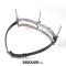 Steel Breast Clamp with Leather Chest Strap