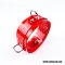 Lockable Collar Red PVC