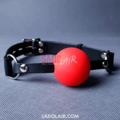 Leather BDSM gag standard