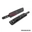 Leather padded wrist cuffs "Softy" Black