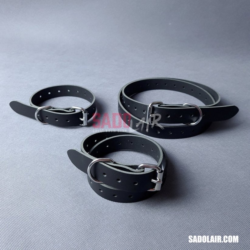 Leather Bondage Belt 25mm Black ( 50 - 120cm )
