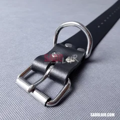 Leather Bondage Belt 40mm Black ( 50 - 120cm )
