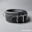 Leather Locking Padded BDSM Collar “Luxury” Black