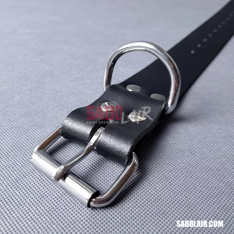Leather Bondage Belt 40mm Black ( 50 - 120cm )