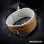 Leather Locking Padded BDSM Collar “Luxury” Brown