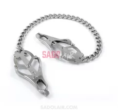 BDSM Nipple clamps with chain