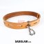 Massive Leather Restraint Belt for Police Handcuffs