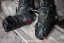 Bondage strict leather socks / cuffs