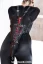 Leather armbinder with belts