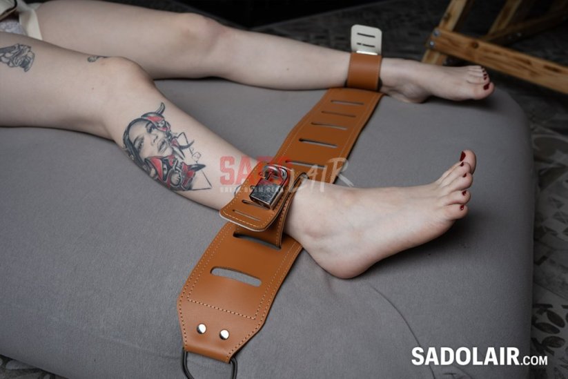 Leather Bed Restraint Bondage Strap